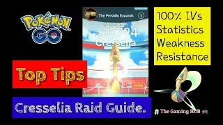 Cresselia Raid Guide || September Raid Guide || 100% IVs || Stats || Weakness & Resistances.