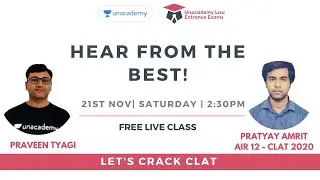 CLAT Topper Interview | Unacademy CLAT | Let's Crack It!