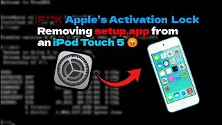 F**K APPLES ACTIVATION LOCK, removing setup.app from iOS 8.4.1 via SSH Ramdisk | Sztoszton