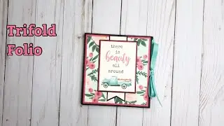 Carta Bella Flower Market Trifold Folio