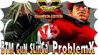[SFV CE] BTM_GuN_SLinGa(Zeku) vs ProblemX(Vega) [Street Fighter 5 Champion Edition]