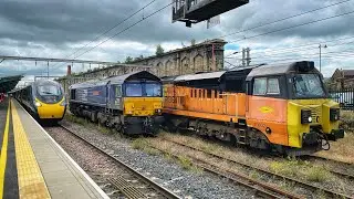 Steam, Diesel & Electric trains at Carlisle Station