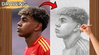 How to draw Lamine Yamal ?