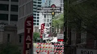 What is it like to stumble upon a red carpet event for the first time? #sxsw2024 #redcarpetevent