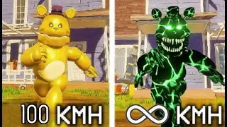 FNAF, mas eles correm a 999 kmh em Hello Neighbor
