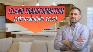 Affordable Kitchen Island TRANSFORMATION! (Huge Impact on a Budget)