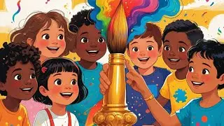 The Magic Paintbrush Adventure: A Tale of Creativity and Friendship