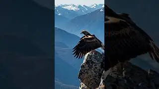 Perched to Soar: Eagle Above the Peaks