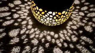 Solar Lantern Outdoor Patio Decor, Metal Solar Lights for Yard, Porch, Garden, Balcony or Tabletop