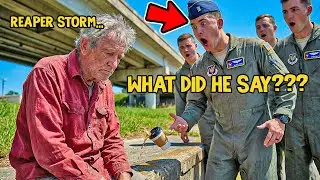 Marine Asked the Homeless Veteran His MOS as a Joke — 'Reaper Storm' Made the Hangar Go Cold