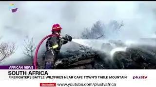 Firefighters Battle Wildfires Near Cape Town's Table Mountain | AFRICAN