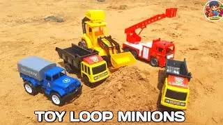 Toys for Kids , jbc truck Video , Army Mini Truck , mini toys for kids truck loading #toyloopminions