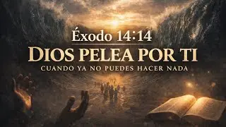 Éxodo 14:14 | Cuando Ya No Puedes Hacer Nada, Dios Pelea Por Ti #oracion #fe #dios #fyp 