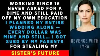 Working Since 16, Never Asked For A Dime And PAID OFF My Education I Planned My Entire WEDDING Alo