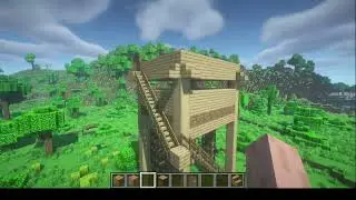 Minecraft fire lookout construction