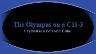 Olympus with a Polaroid Cube Camera.  See and hear what it is like inside a model rocket!