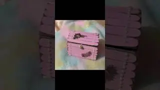 Trying viral jewellery treasure box / #diyjewelrybox #viraljwellerybox #craftstick