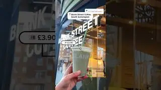 Trying Blank Street Coffee Matcha 🍵 in London #matcha #foodreview #review