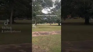⚡️LIGHTNING ON THE DISC GOLF COURSE⚡️#discgolf #nature #lightning