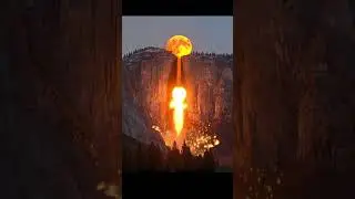 Fiery Waterfall on the Moon #FieryWaterfall #Moon #LunarVolcano #SciFi #Lava #Space #2025 #Mystery