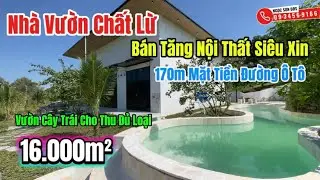 Sắp Đi Nước Ngoài Cô Chủ Nhỏ Phải Bán Gấp Nhà Vườn Nghỉ Dưỡng Tự Tây Mình Thiết Kế Tâm Huyết
