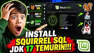 instal squirrel sql JDK 17 temurin linuxmint 22 2 #linuxmint #squirel