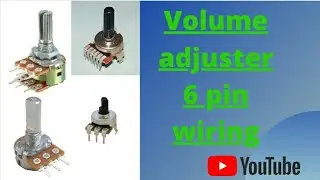 Part 1 How to connect 6pin volume controller in amplifier #repair #6