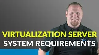 What are the hardware requirements for a virtualization server?