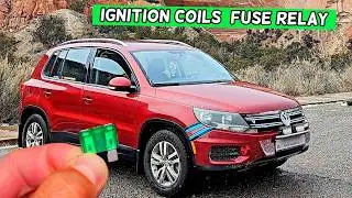 VW TIGUAN Ignition Coils Fuse Relay Location Replacement 2008 2009 2010 2011 2012 2013 2014 2015 201