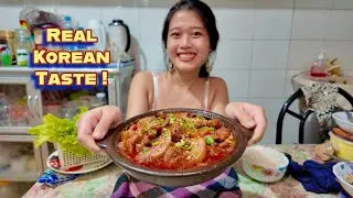 Making Omuk's Korean Spicy Pork Bugolgi | Tastes Real KOREAN