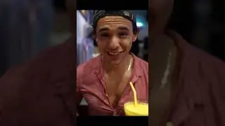 I Tried The Indian Drink Mango Lassi For The First Time❤️😍(I Almost Cried) #Shorts