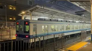 やや遅れ 逆井駅入線する、17時00分発252A普通柏行き 8000系8158F #東武アーバンパークライン #逆井駅 #東武8000系 