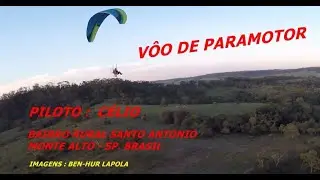 V&Ocirc;O DE PARAMOTOR - PILOTO C&Eacute;LIO