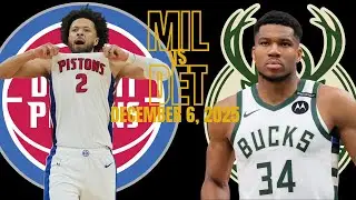 Milwaukee Bucks vs Detroit Pistons Full Game Highlights &ndash; December 6, 2025 | NBA Season