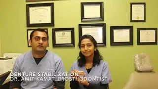 Denture Stabilization by Drs. Amit Kamat & Maitri Patel