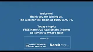 Webinar: Q4/2024: FTSE Nareit U.S. Real Estate Indexes In Review & What&rsquo;s Next