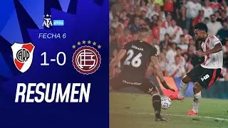 River Plate 1 vs. 0 Lan&uacute;s | #TorneoApertura2025 | Resumen | Fecha 6
