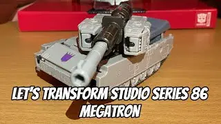 Transforming Studio Series 86 Megatron (bot to Alt Mode)