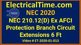 National Electrical Code NEC 210.12(D) 