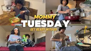 MOMMY TUESDAY | Get Ready With Us REALISTIC VLOG 💞 