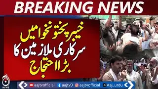 KP Government Employees Protest for Rights and Regularization - Pakistan News
