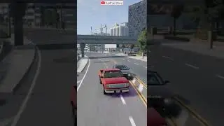 BeamAI.drive: AI Police Chase | Ended in One Hit 💥💀 #BeamNG #AI #beamngdrive