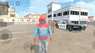 SpiderMan New Police Car Indian Theft Auto Simulator || Funny Games Video Indian Theft Auto