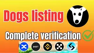 Dogs Airdrop Listing Date | Dogs #Airdrop Withdrawal | #dogs airdrop Checklist | Bright vision1