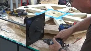 Part 3 of 8 - Water Wheel – How To Assemble the Steel Plates and Drive Shift