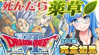 【ドラクエ6 SFC版】初回✨DQ天空シリーズ4・5ときて最後！『幻の大地』完全初見プレイ🎮死んだら薬草🌿(青汁)😂雑談しながらまったり長時間🎶【ドラゴンクエストⅥ #01 】