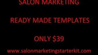 Perth Salon Marketing Salonmarketingstarterkit.com $39 Australia