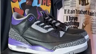 These Court Purple Jordan 3's Leather So Soft But Should I Keep Or Throw Away??