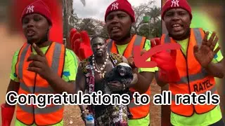 Congratulations to all ratels across states… the love is pure…honestly verydarkman get influence 💯