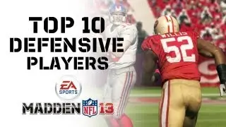 The Top 10 Overall Defensive Players in Madden NFL 13 with Ratings Correspondent Marshall Faulk!